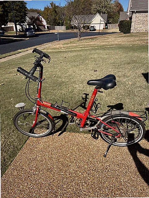 Bike Friday Folding Bike Red True Temper Steel Custom Build